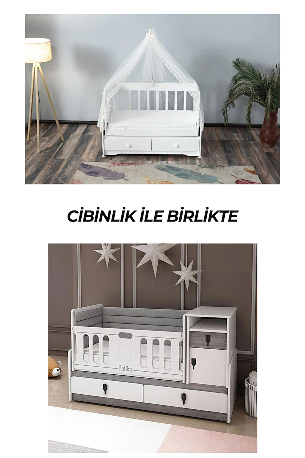 PATİKO R131 BÜYÜYEBİLEN CİBİNLİKLİ BEŞİK