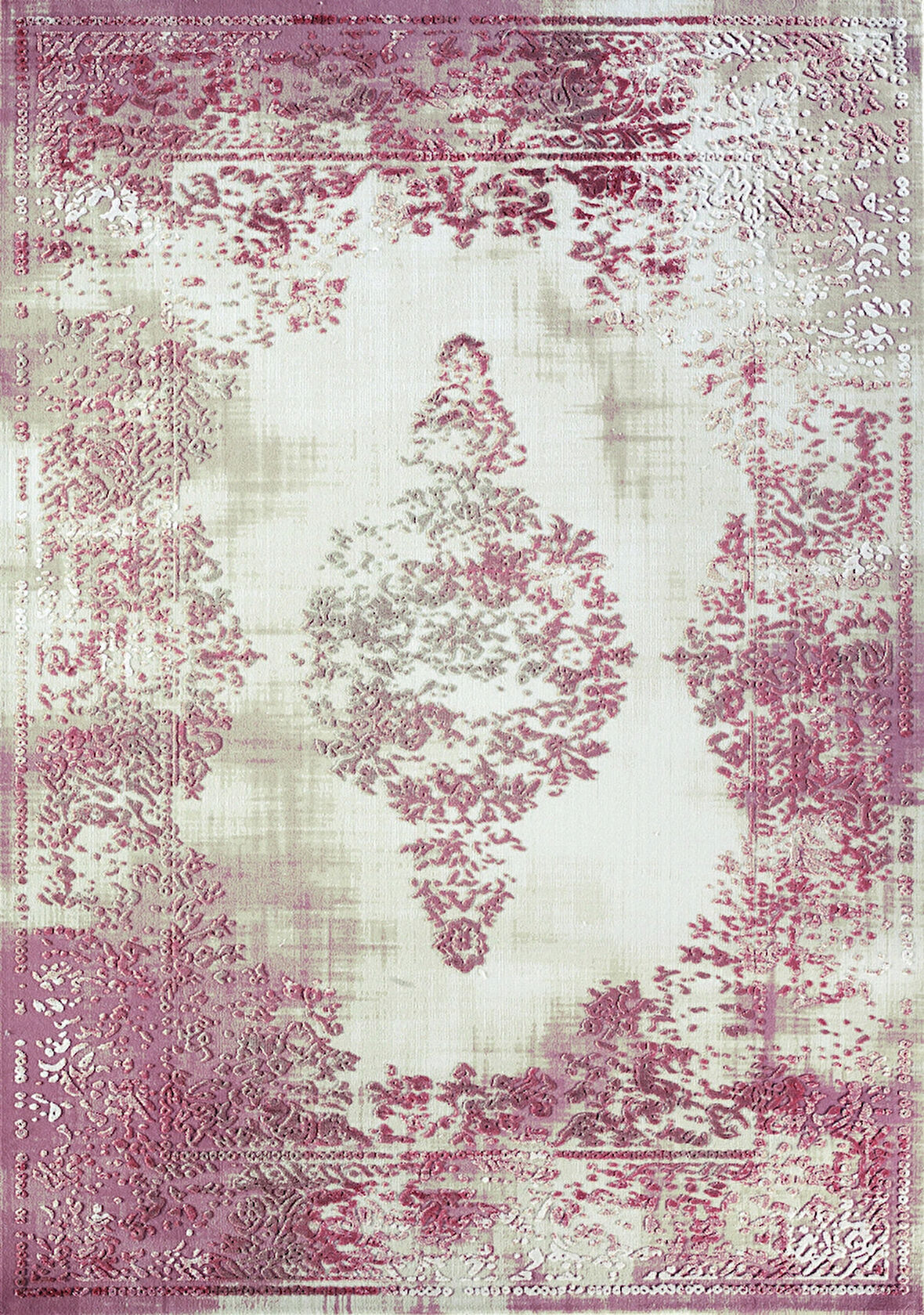 Pamuk Dokuma Taban Kaymaz Yıkanabilir Vintage Desenli  Salon Halısı Mutfak Halısı Koridor Halısı