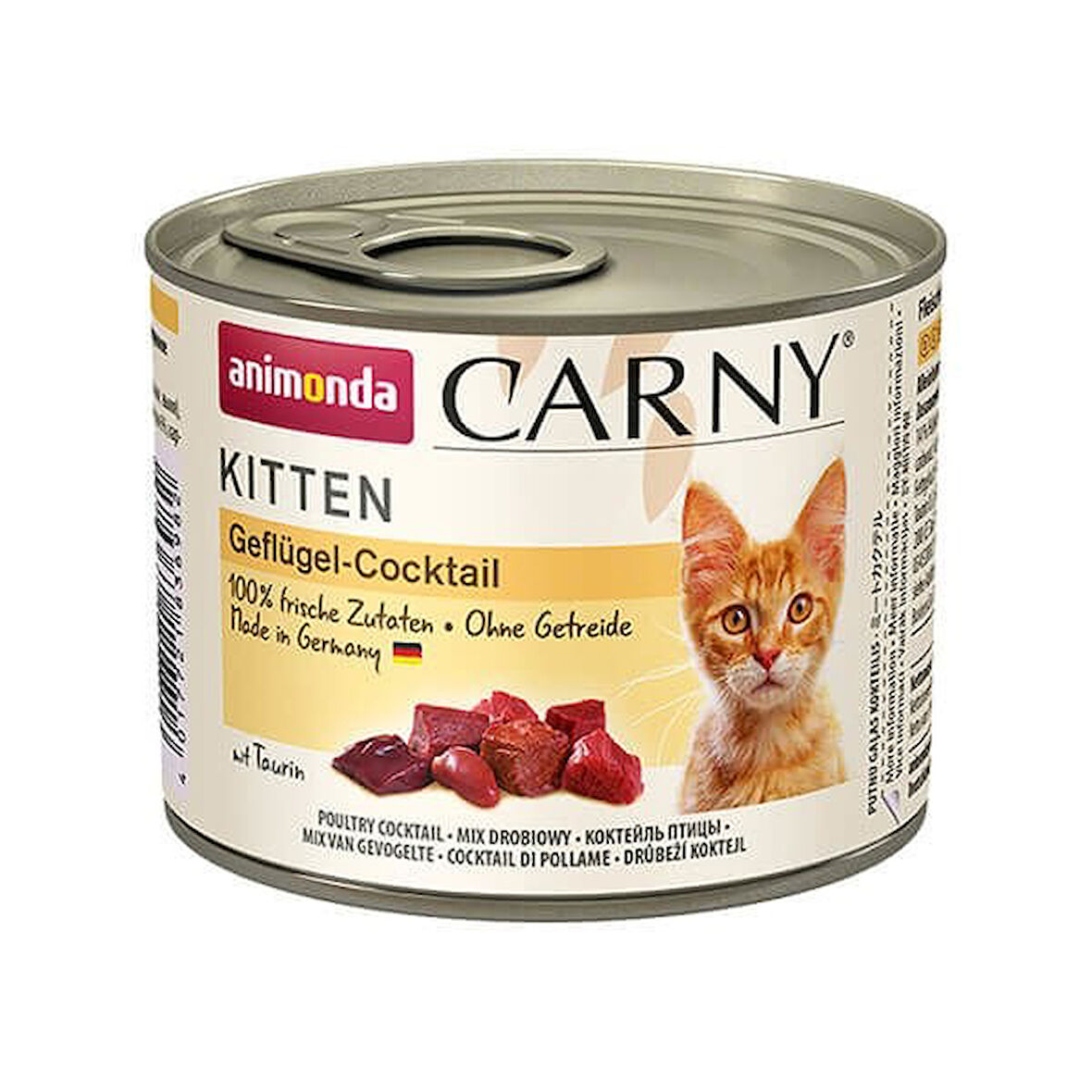 Animonda Carny Kitten Kümes Hayvanlı Konserve Kedi Maması 200 Gr