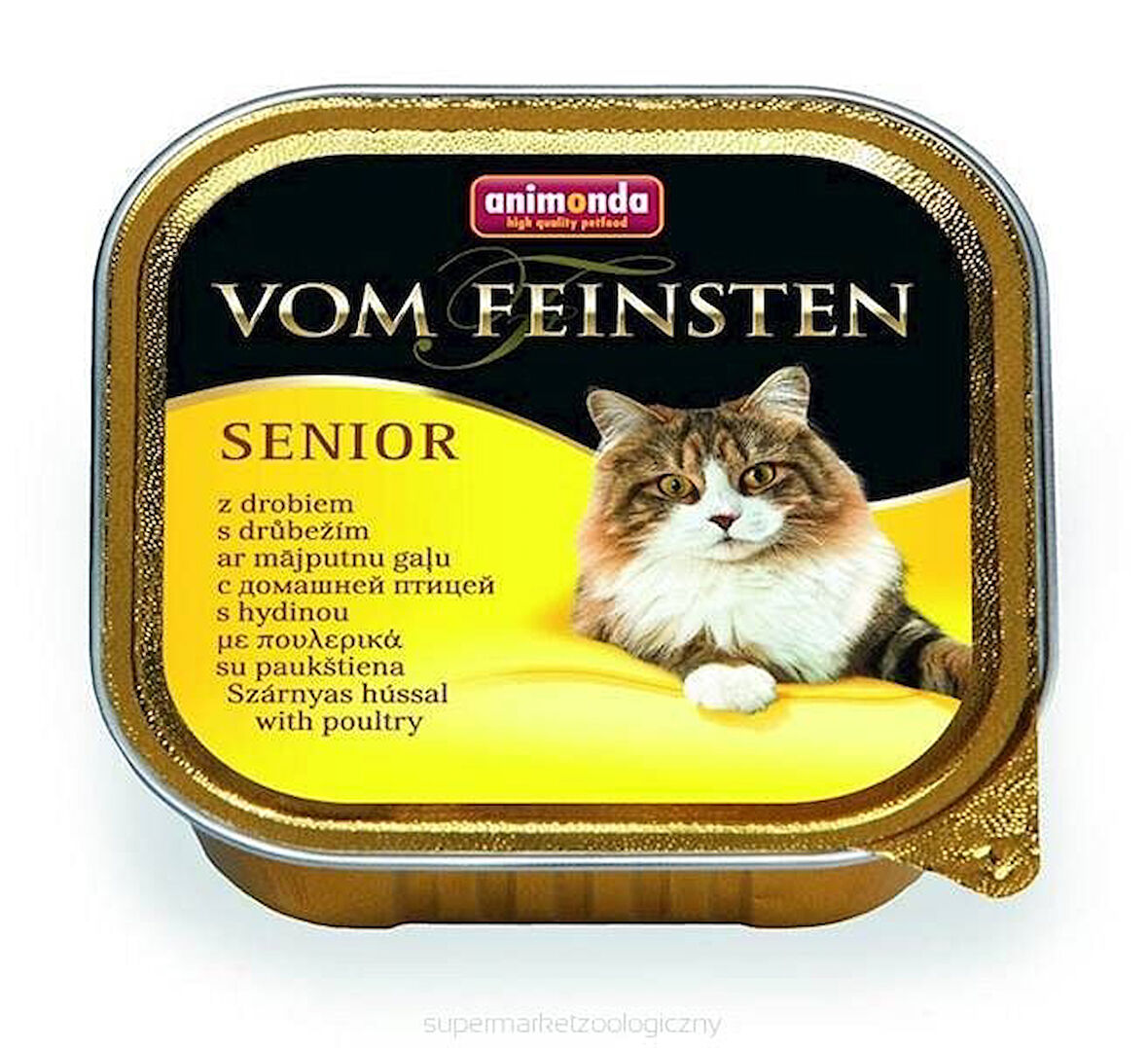 Animonda Vom Feinsten Senior Kümes Hayvanlı Yaşlı Konserve Kedi Maması 100 Gr