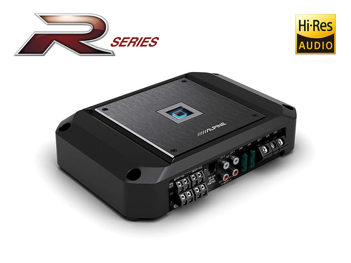 Alpine R2-A60F R-Serisi 4 kanallı Güç Amplifikatörü - RMS Güç Değerleri 4 x 150W @ 2 Ohm