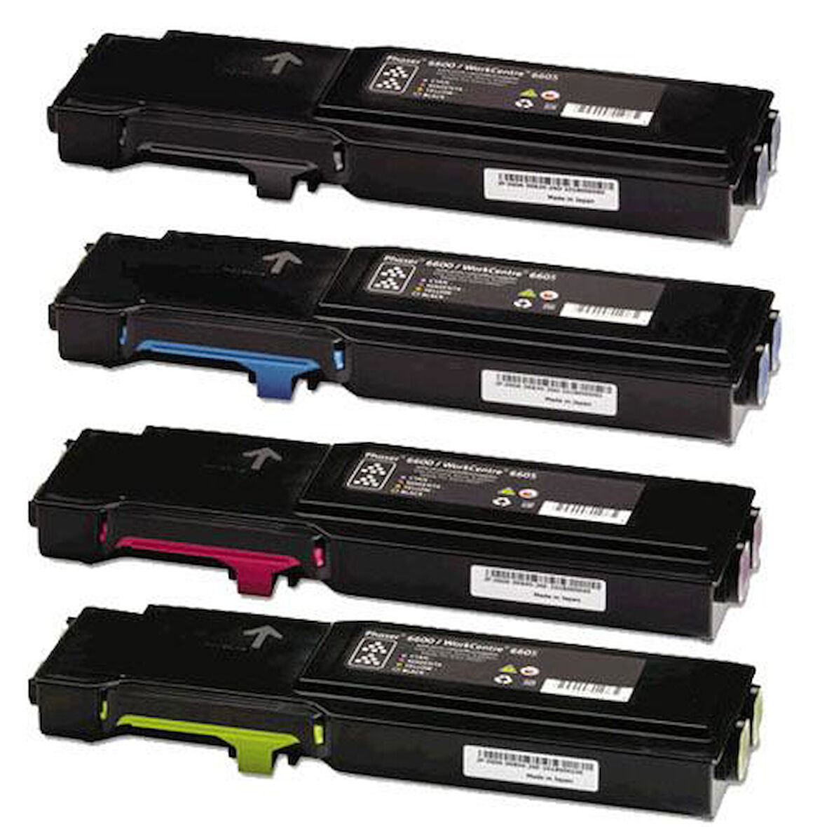Tecprint XEROX WT 6600/6605 Uyumlu Muadil Toner Seti (SİYAH SARI KIRMIZI MAVİ )