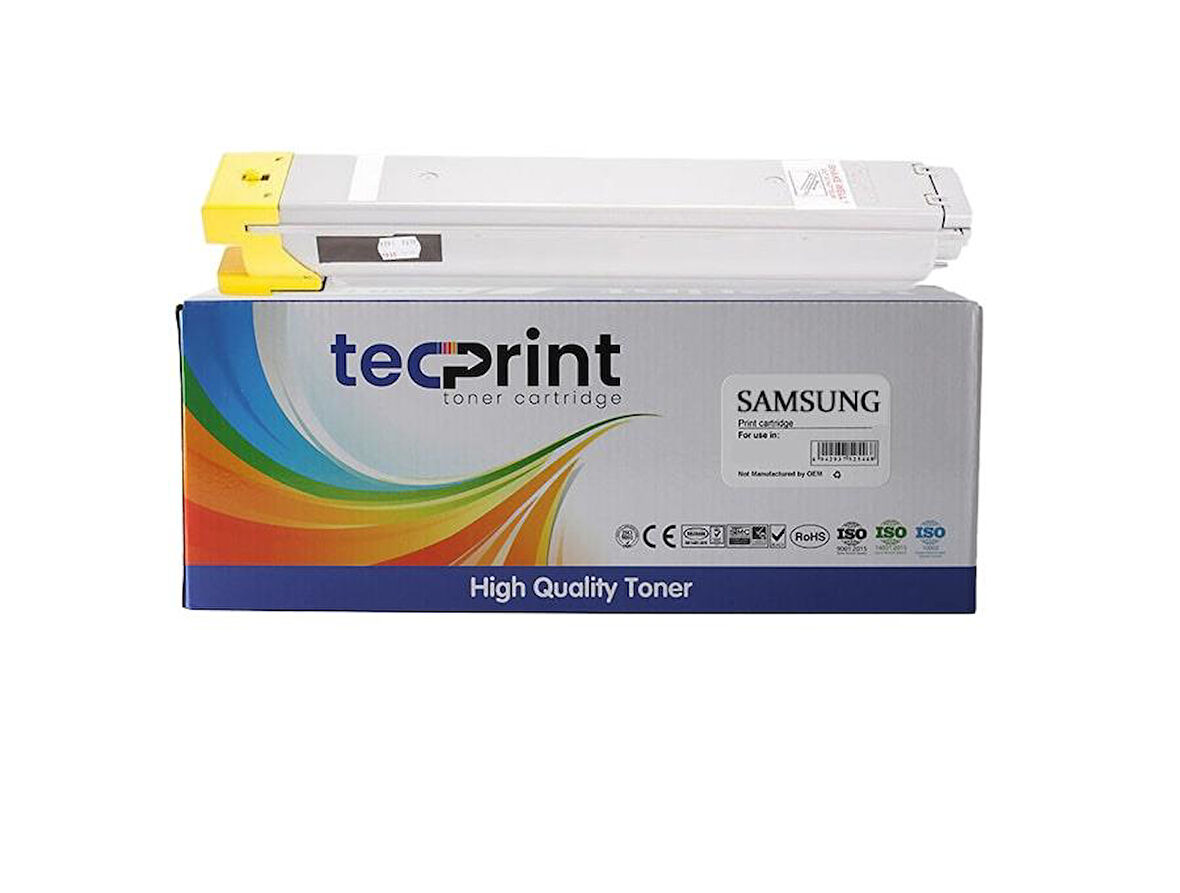 Tecprint Samsung CLX-9201 Uyumlu CLT-Y809S Sarı Muadil Toner
