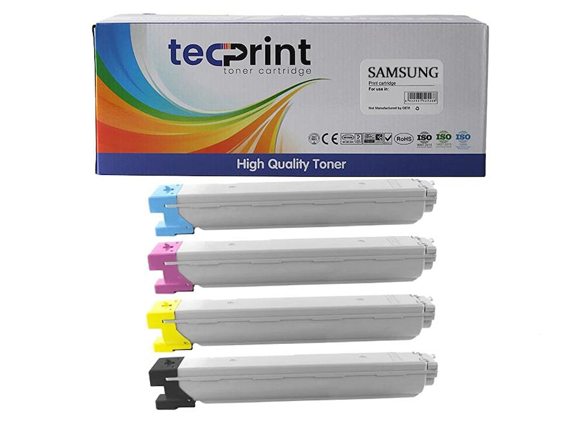Tecprint Samsung CLX-9201 Uyumlu CLT-809S 4 Renk (CMYK) Muadil Toner Seti