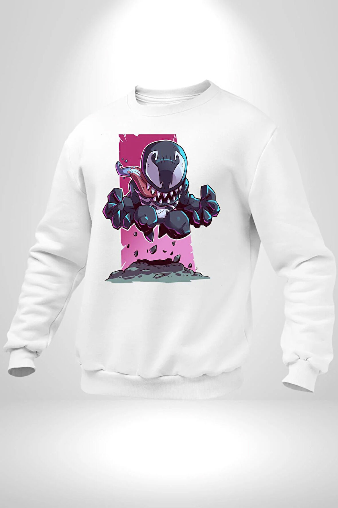 Sevimli Karanlık Karikatürize Çizgi Roman

 Erkek Kadın Unisex Dijital Baskılı Beyaz Sweatshirt