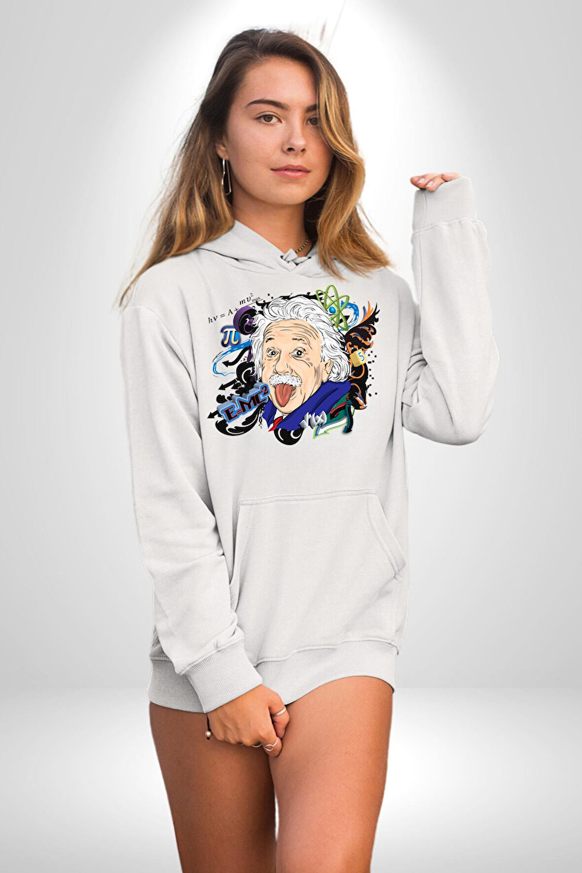 Einstein Bilim ve Matematik Eğlenceli





 Erkek Kadın Beyaz Dijital Baskılı Kapüşonlu Sweatshirt Hoodie