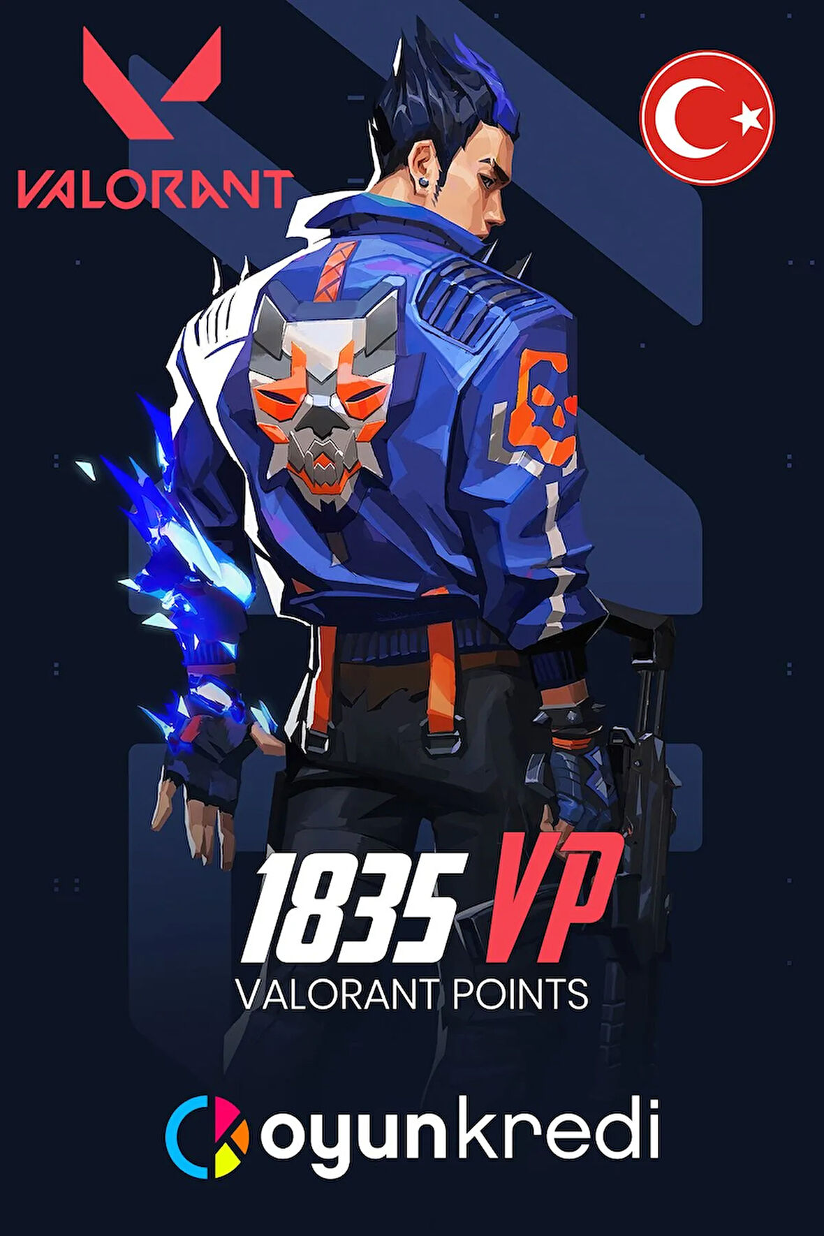 1835 Valorant Points TR
