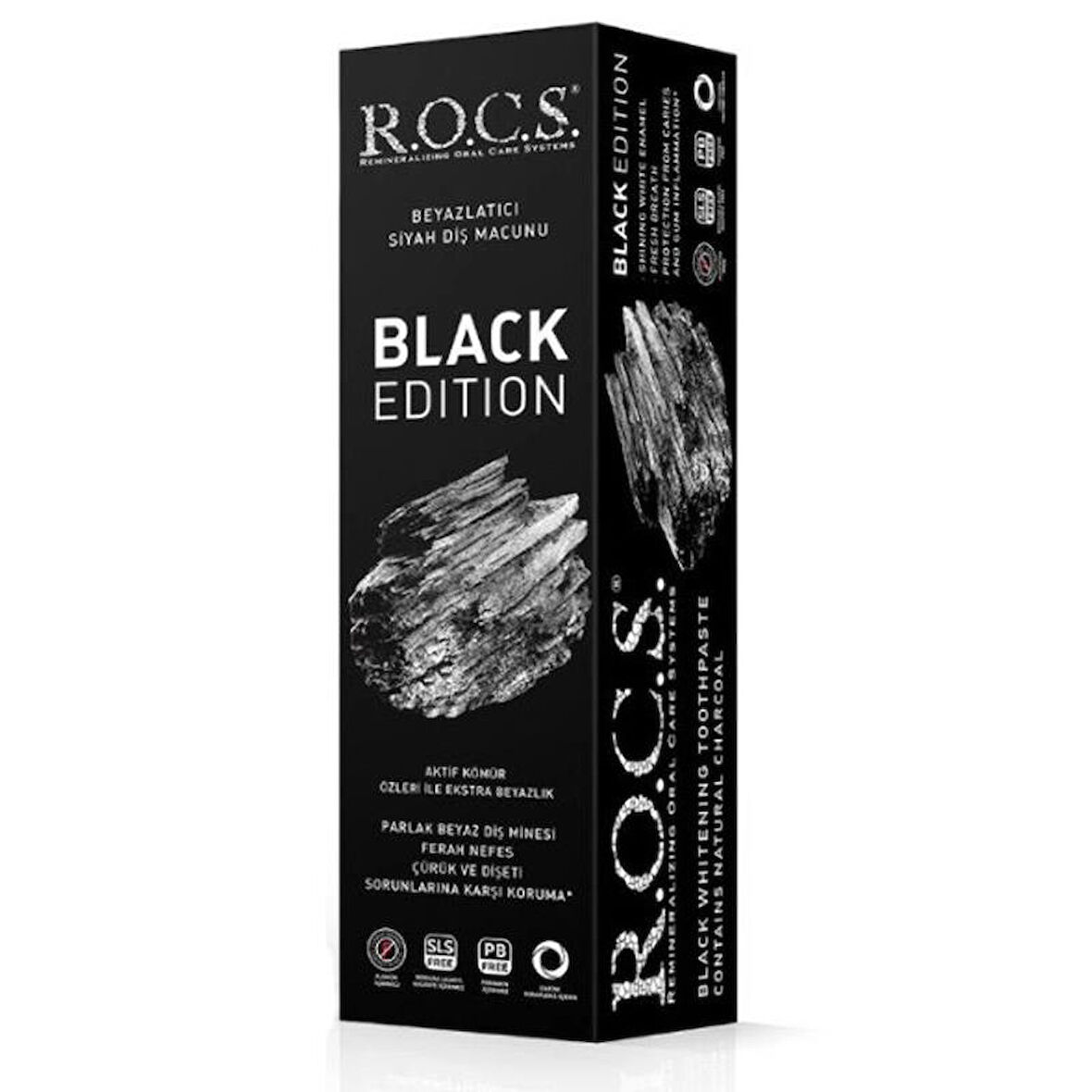 Rocs Black Edition Beyazlatıcı Diş Macunu 60 ml