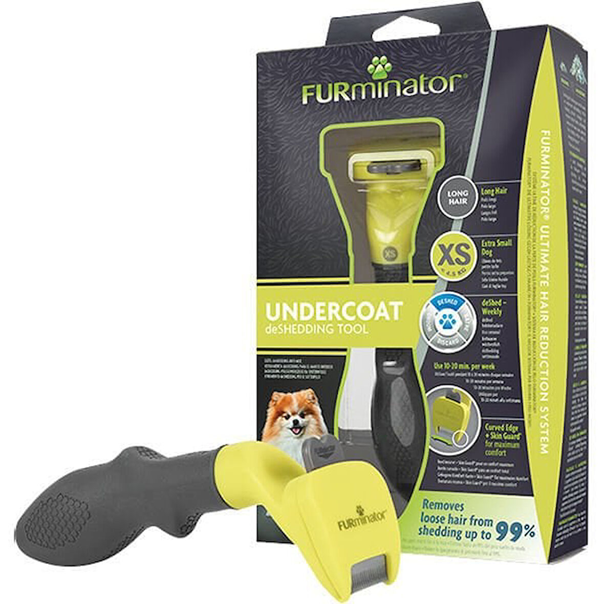 Furminator Uzun Tüylü Köpek Tüy Tarağı Xsmall