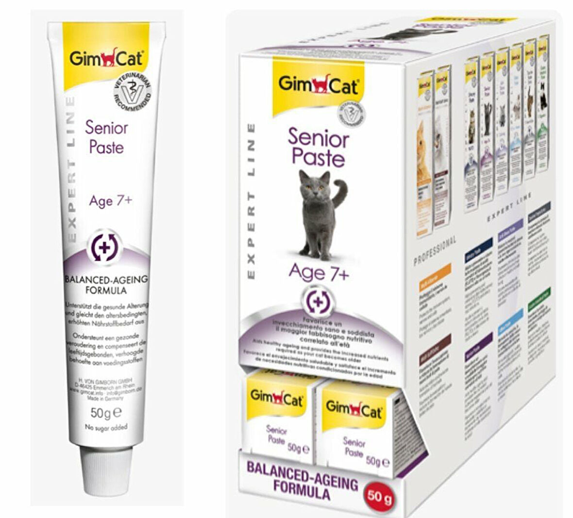 Gimcat Senior Paste Yaşlı Kedi Malt Macunu 50 Gr