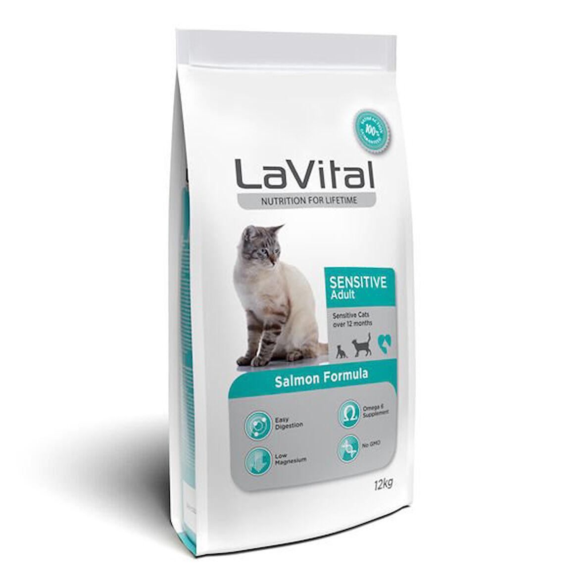 Lavital Sensitive Somonlu Yetişkin Kedi Maması 12 Kg