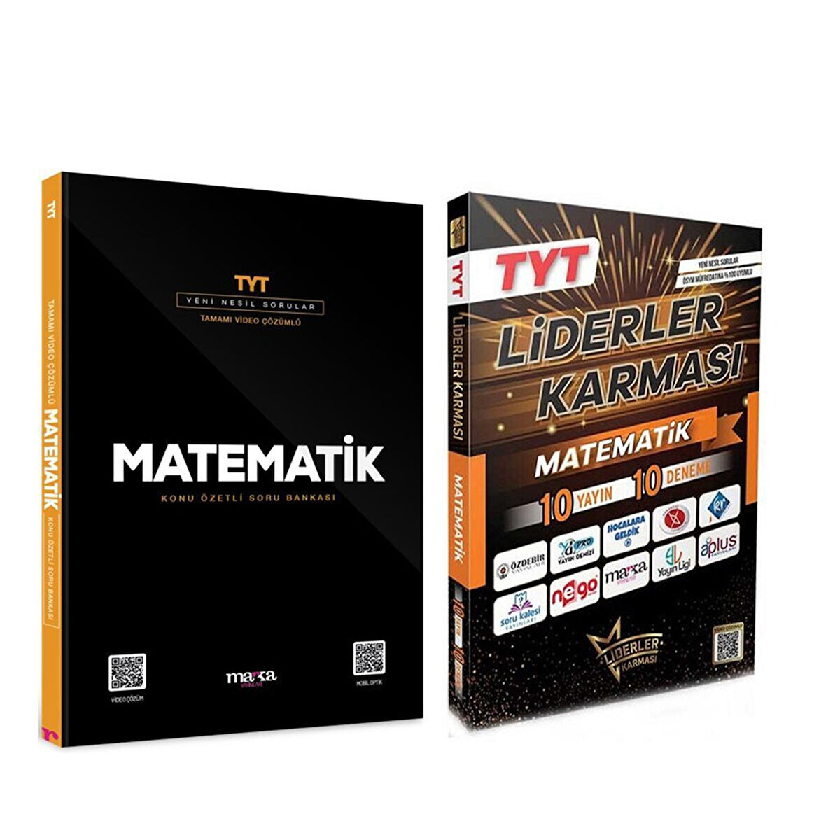 Marka TYT Matematik Soru Bankası ve Liderler Deneme Seti 2 Kitap