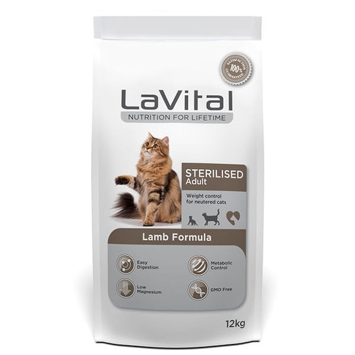 Lavital Sterilised Kuzu Etli Kısırlaştırılmış Kedi Maması 12 Kg