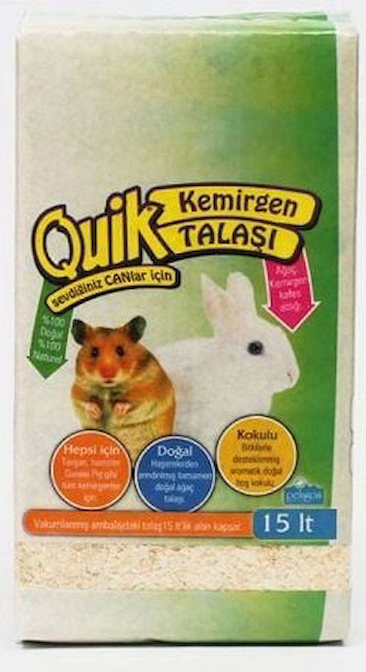 Quik Kemirgen Talaşı 15 Lt