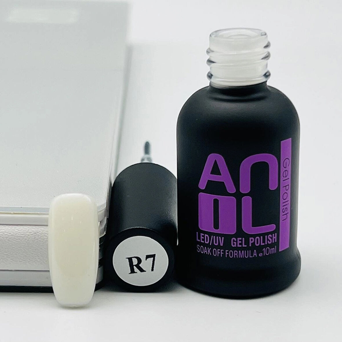 Kalıcı Oje Rubber Rakı Beyazi R7 ; 10 ml