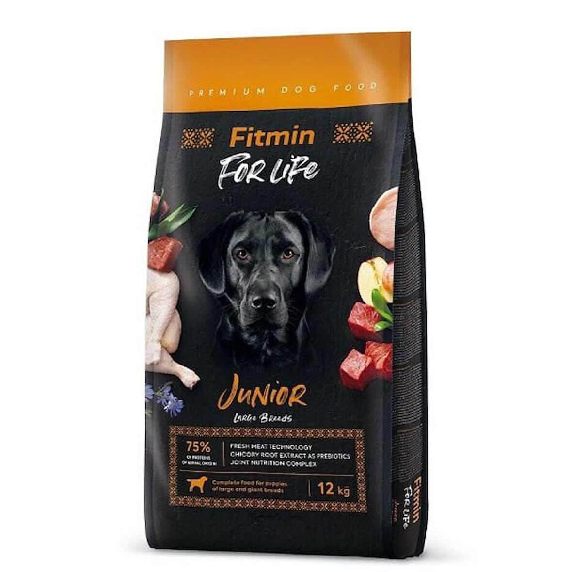 Fitmin For Life Büyük Irk Kümes Hayvanlı Genç Köpek Maması 12 Kg