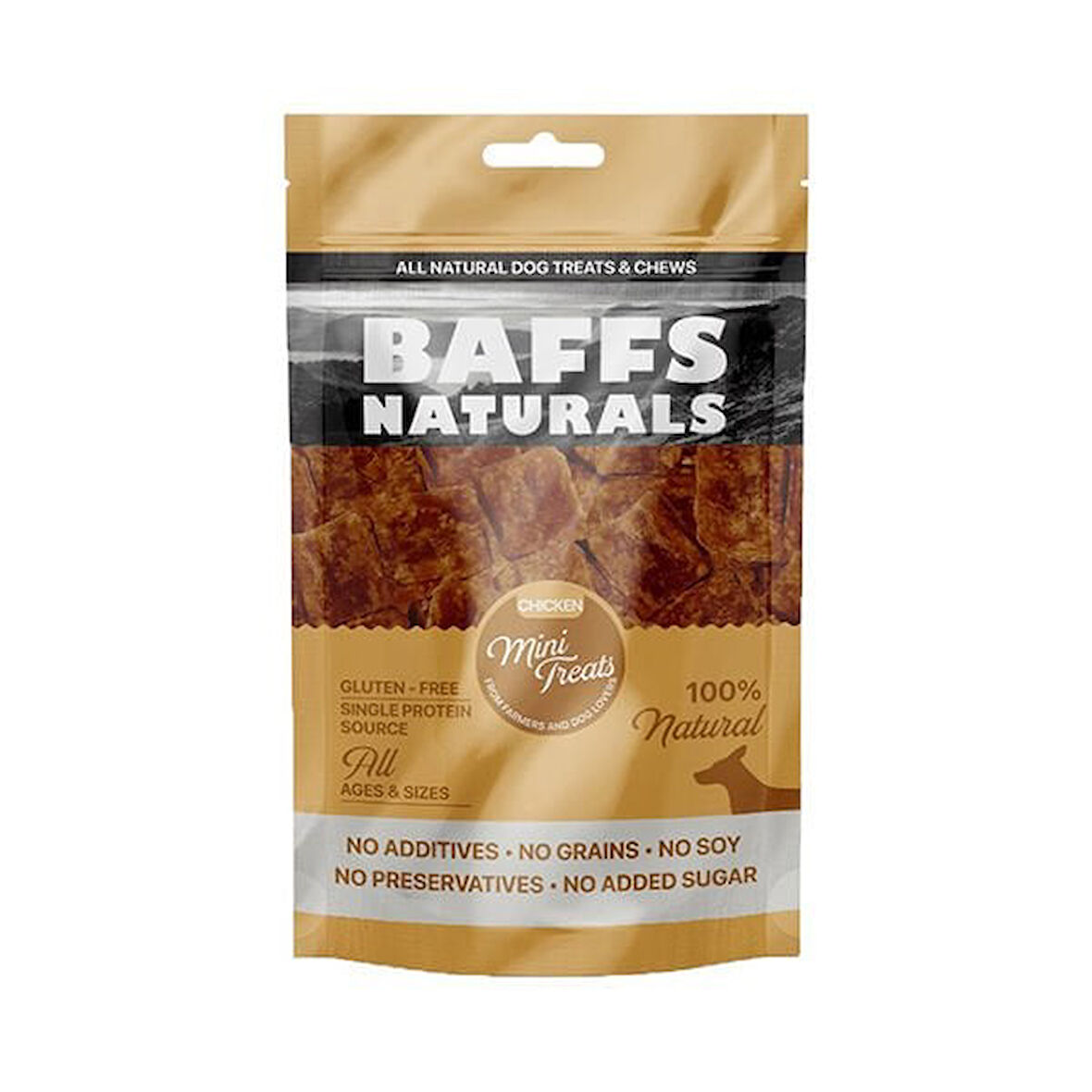 Baffs Naturals Tavuk Mini Ödül Köpek Ödül Maması 100 Gr