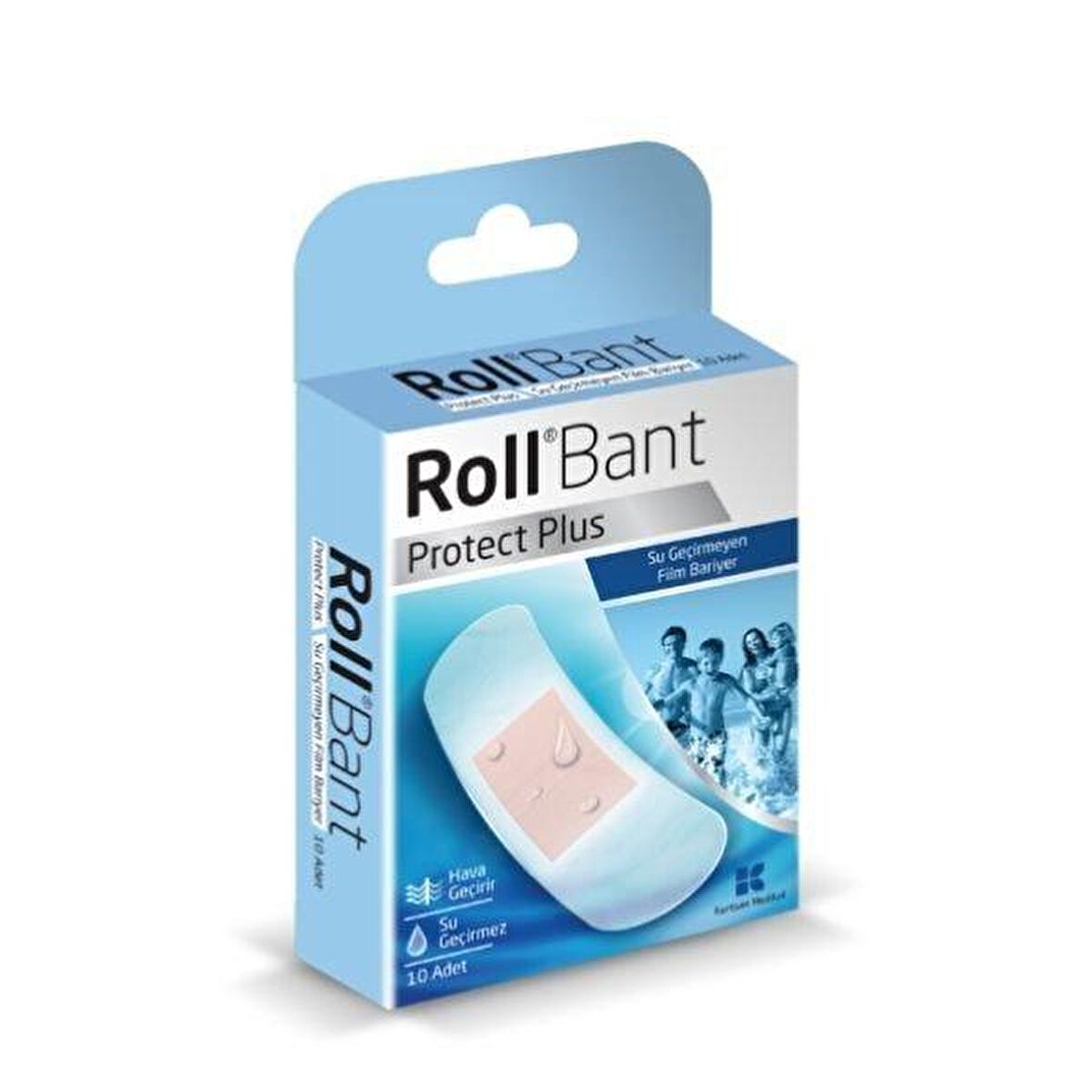 Roll Bant Protect Plus Su Geçirmeyen 10'lu Yara Bandı