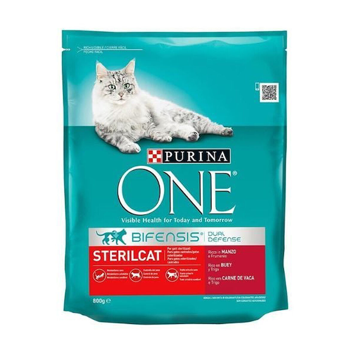 Purina One Sığır Etli Kısırlaştırılmış Yetişkin Kedi Maması 800 Gr