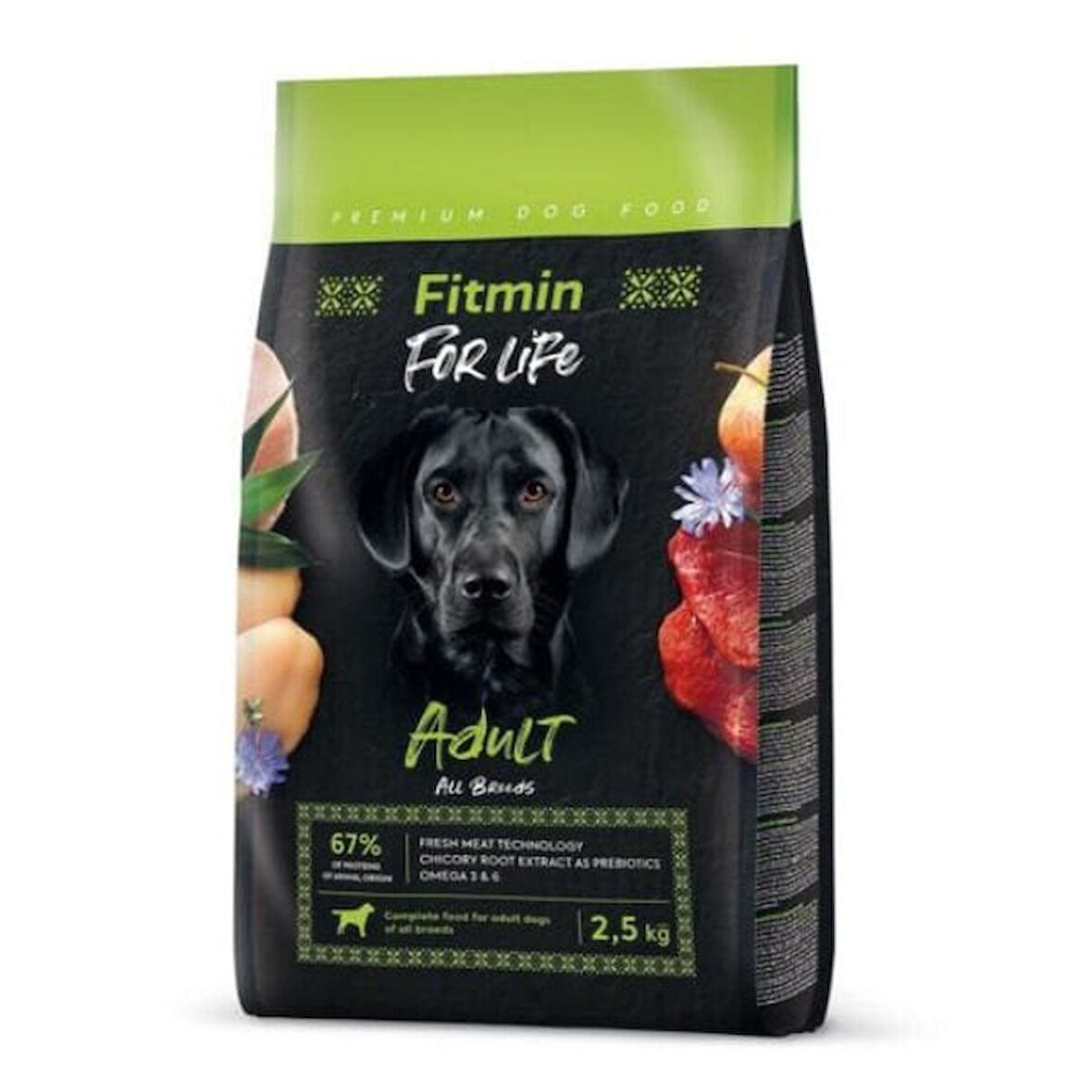 Fitmin For Life Tüm Irklar için Kümes Hayvanlı Yetişkin Köpek Maması 2.5 Kg