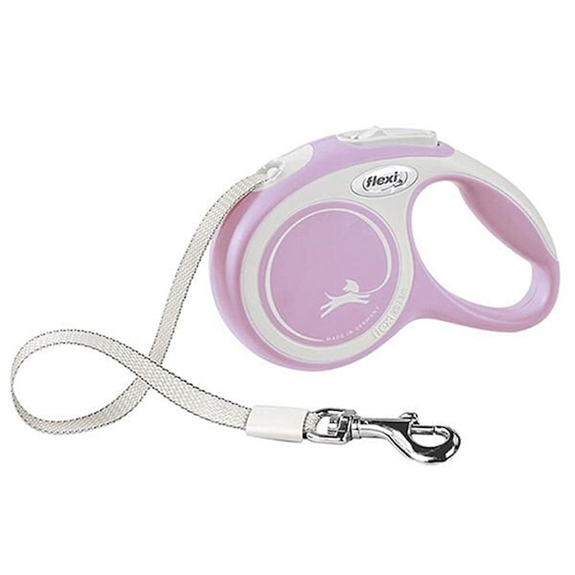 Flexi New Comfort Şerit Otomatik Köpek Gezdirme Tasması Medium Rose 5 Mt