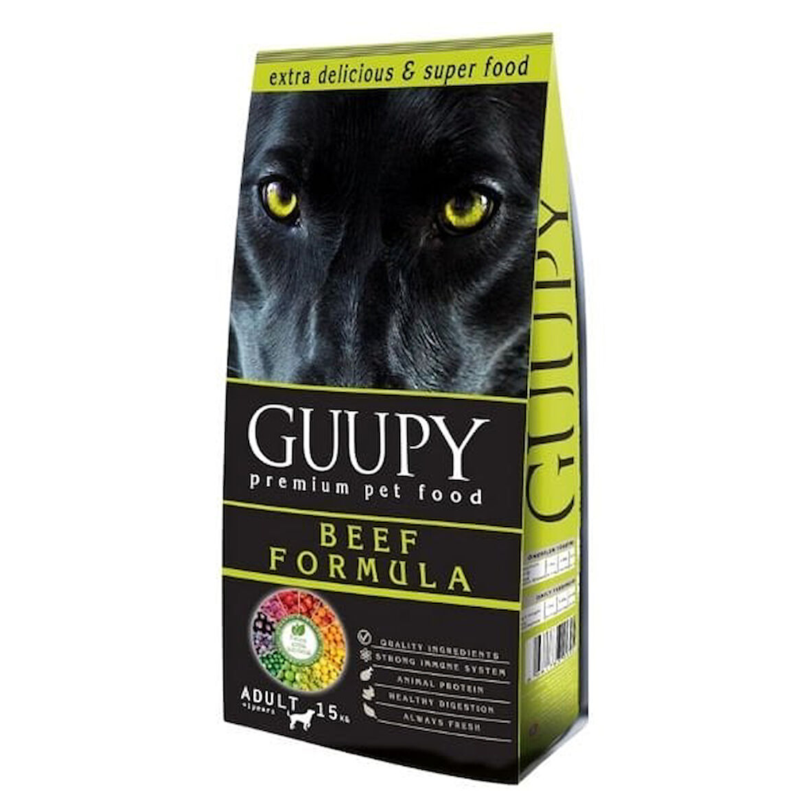 Guupy Biftekli Yetişkin Köpek Maması 15 Kg