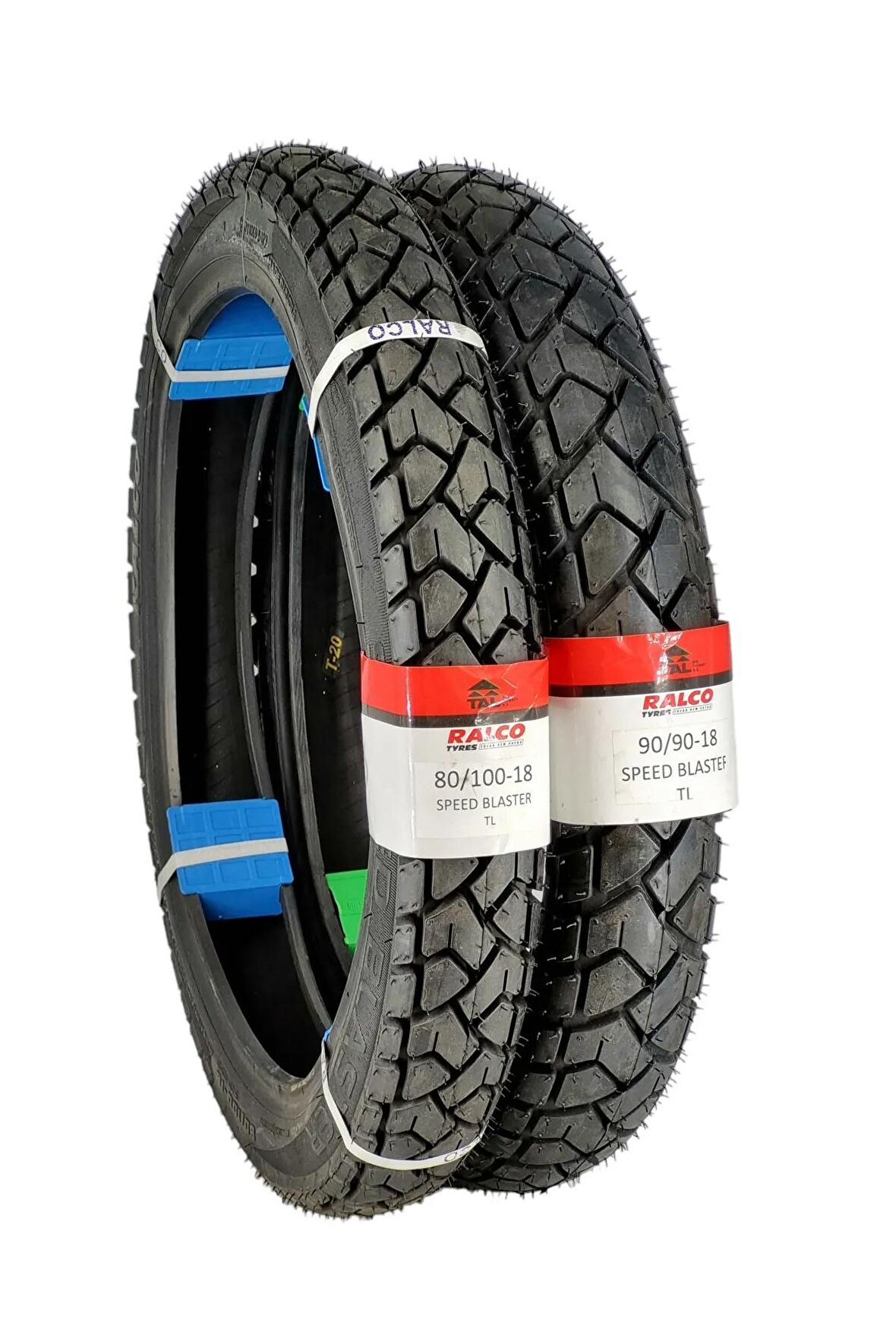 RALCO TYRES HONDA CBF 150 LASTİK TAKIMI 80/100-18 VE 90/90-18 TL (TUBELESS - DUBLEKS)