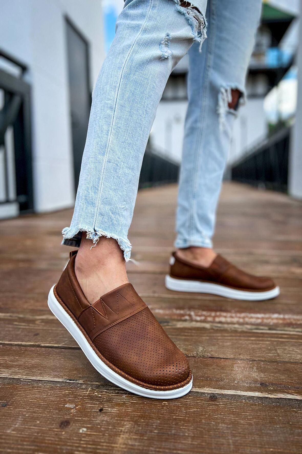 RAMER CH091 RBT Brecon Erkek Ayakkabı TABA