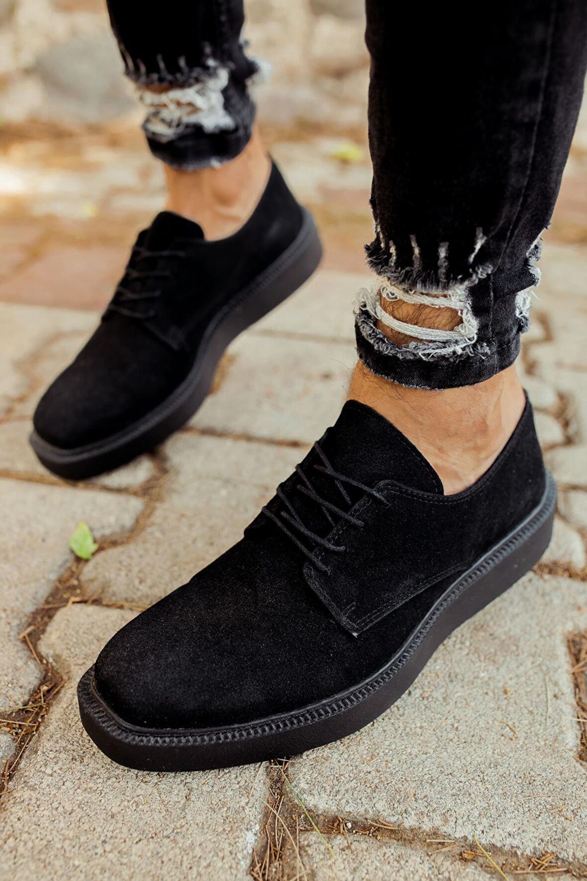 RAMER CH001 SST Classic Lace Erkek Ayakkabı SIYAH