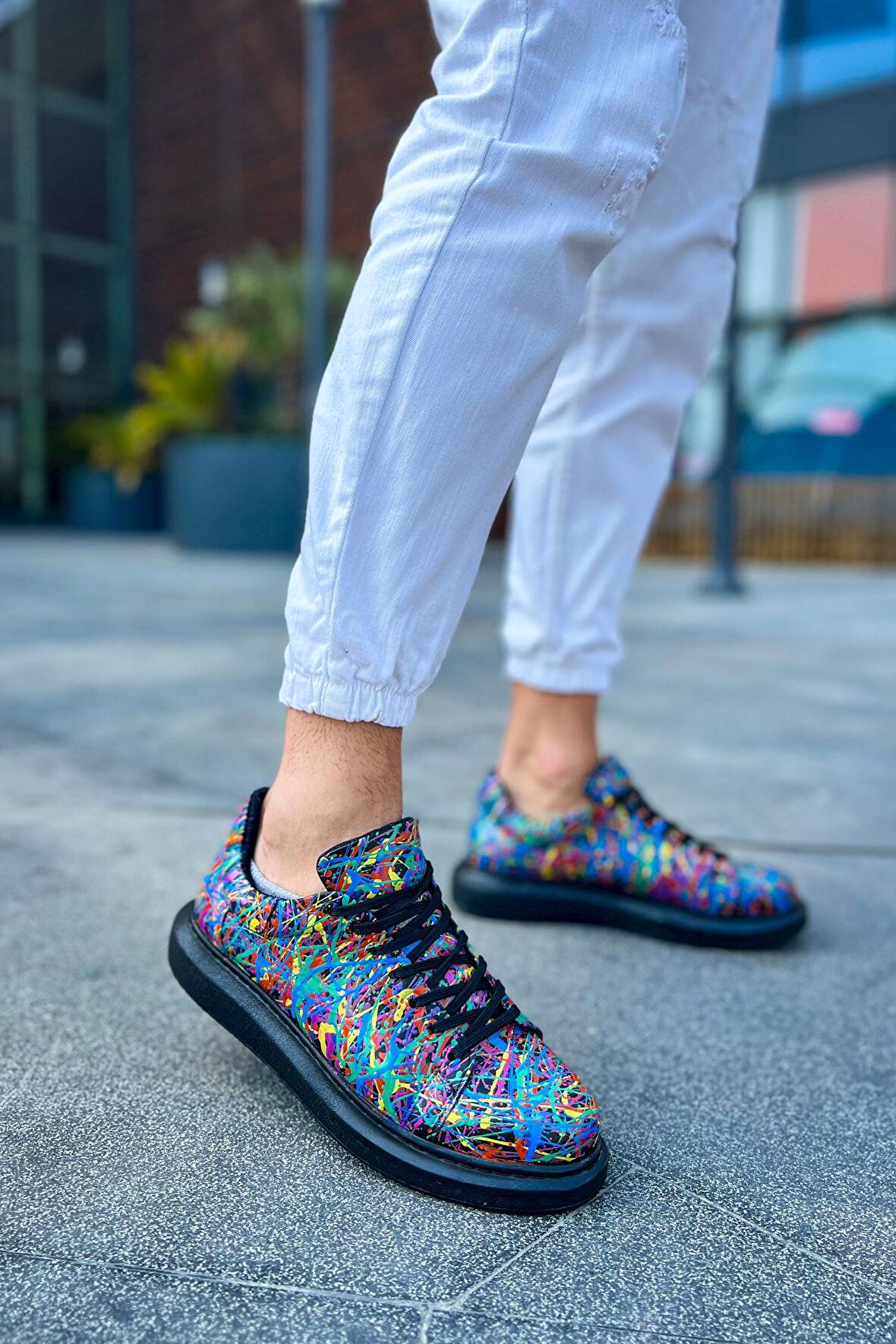 RAMER CH254 CST Pittura Erkek Ayakkabı 538 CRAZY SPLUSH SIYAH