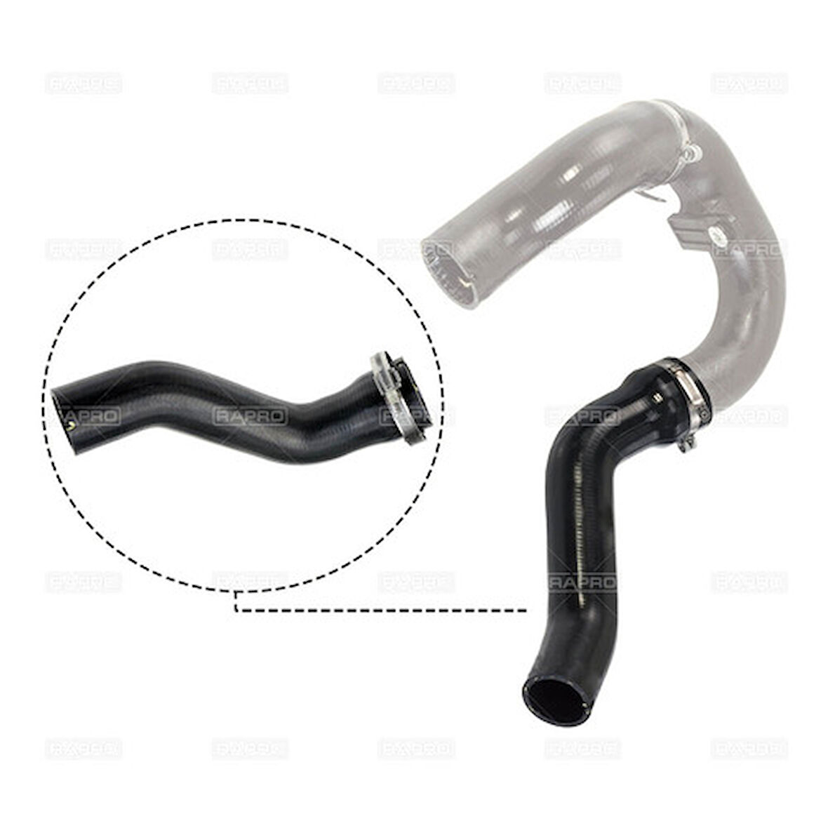 Rapro 11534 Turbo Hortumu Buyuk Doblo 1.3 Jtd 09>