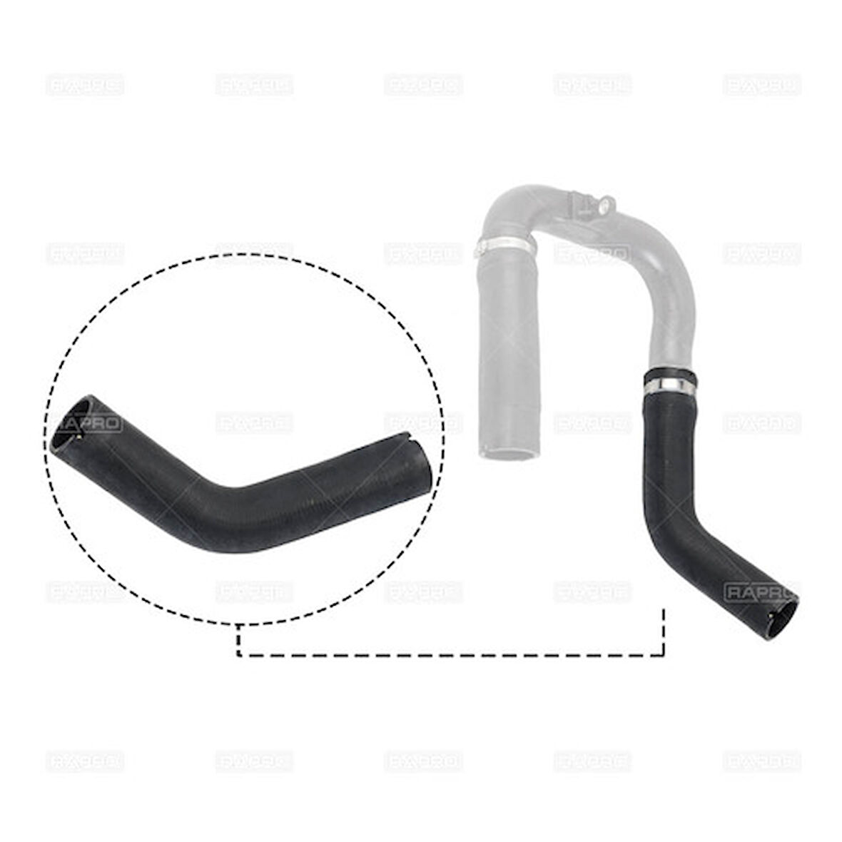 Rapro 11546 Turbo Hortumu Buyuk Punto Evo Grande Punto 1.3 Jtd 90 Hp 05>