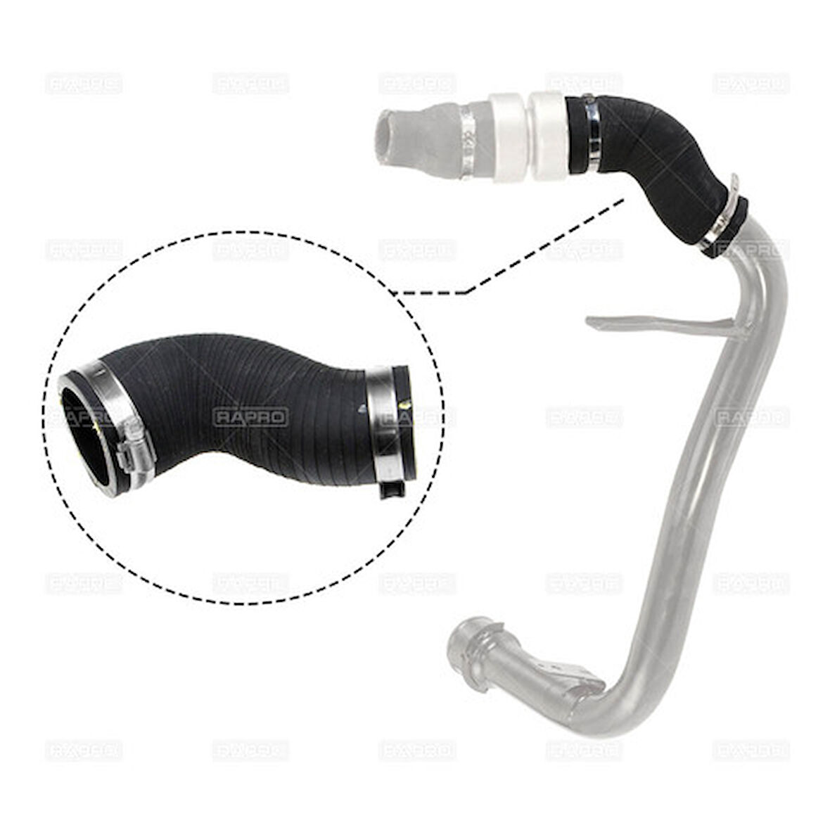 Rapro 11593 Turbo Hortumu Ara Sılıkon Ducato III 2.2Jtd Boxer III Jumper III 2.2Hdı