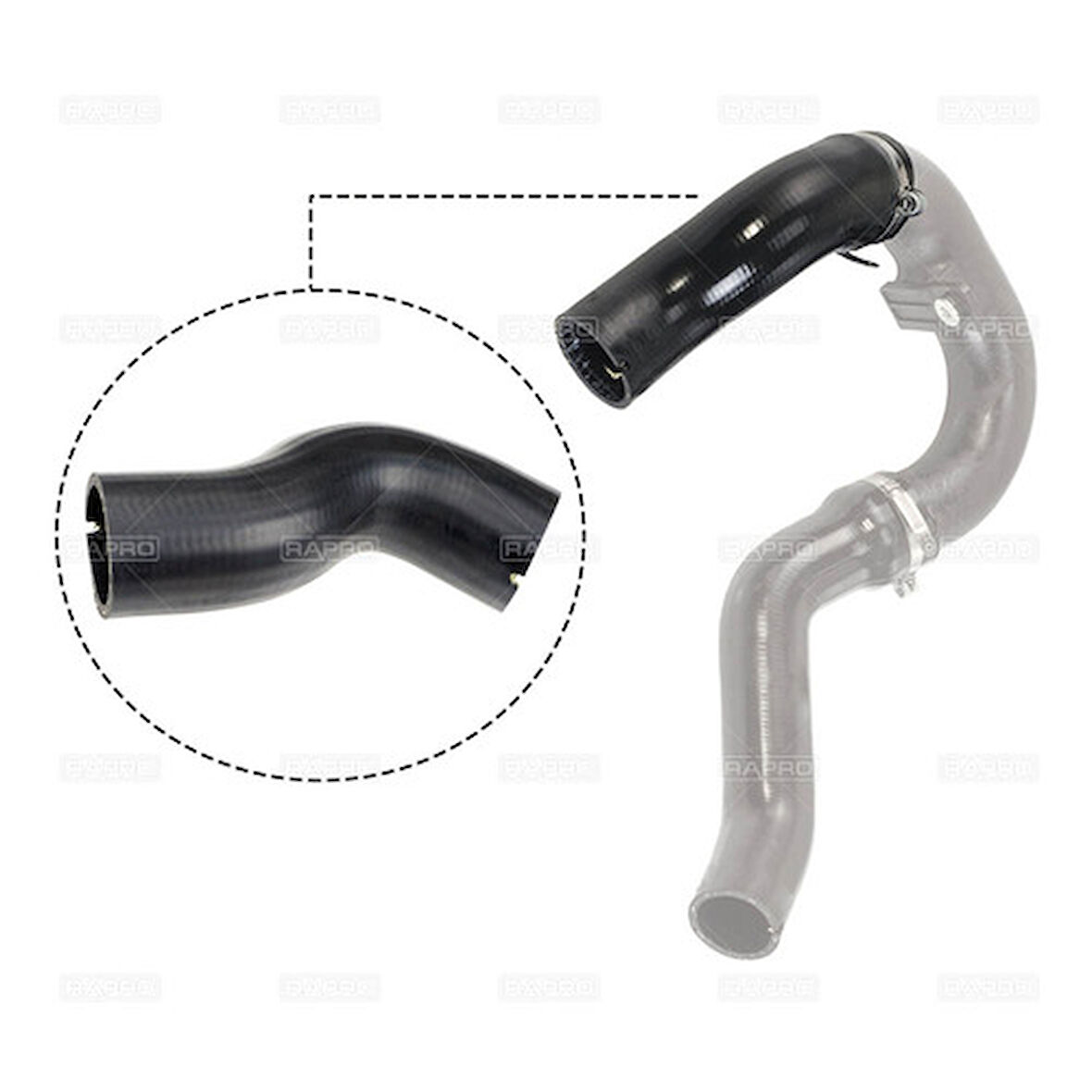Rapro 11594 Turbo Hortumu Kucuk Doblo 1.3 Jtd 09>