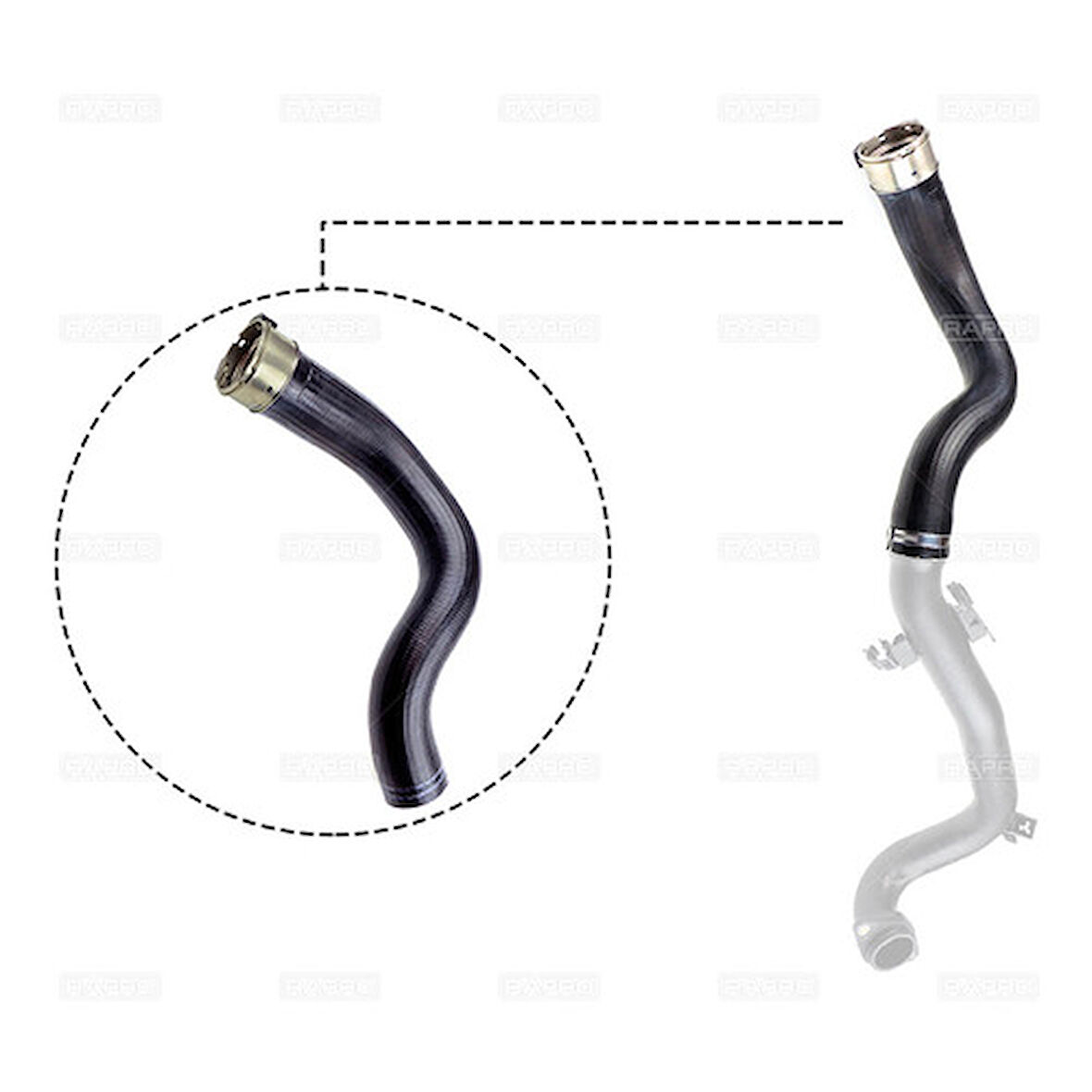 Rapro 11744 Turbo Hortumu Egea 1.3 Jtd