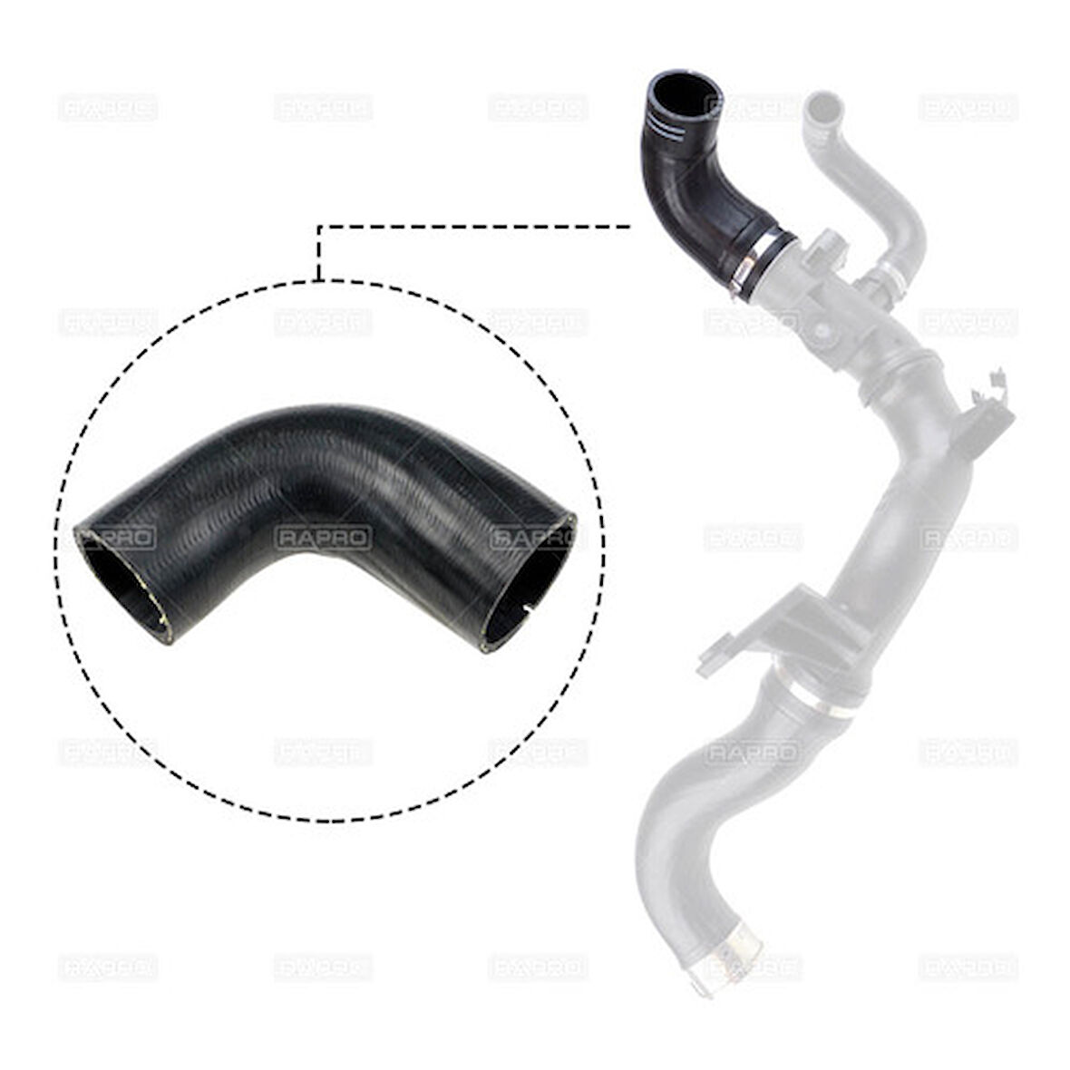 Rapro 11765 Turbo Hortumu Dırsek Egea 1.4-1.5