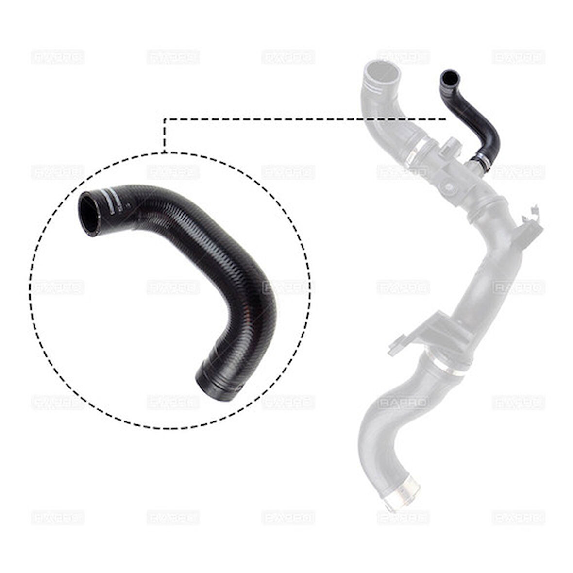 Rapro 11766 Turbo Hortumu Kucuk Egea 1.4 1.5