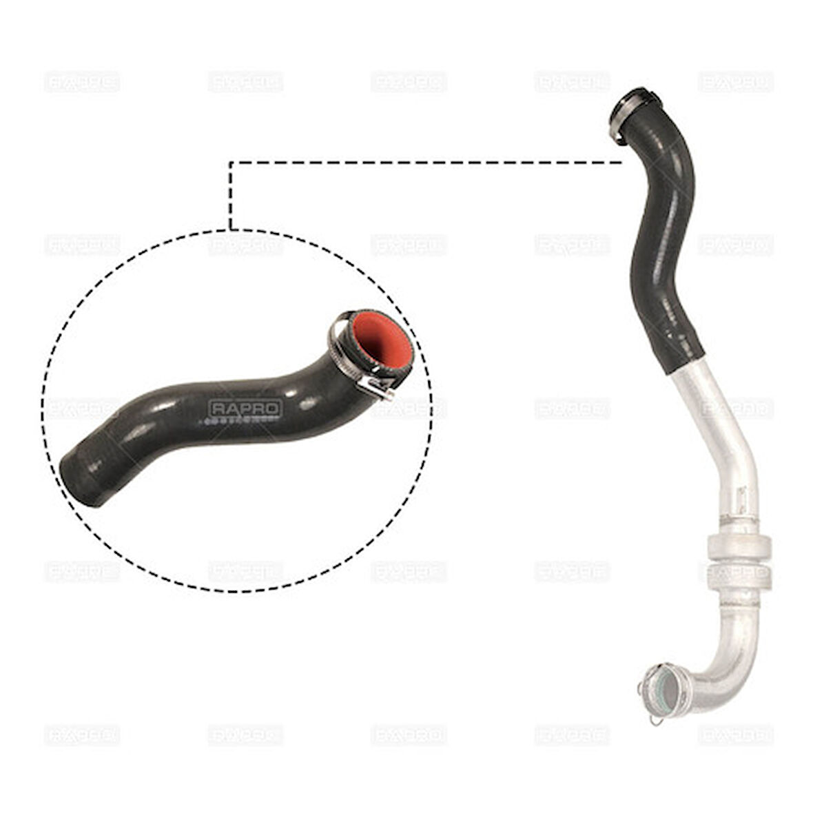 Rapro 12502 Turbo Borusu Sadece Hortum Kangoo III 1.5 Dcı