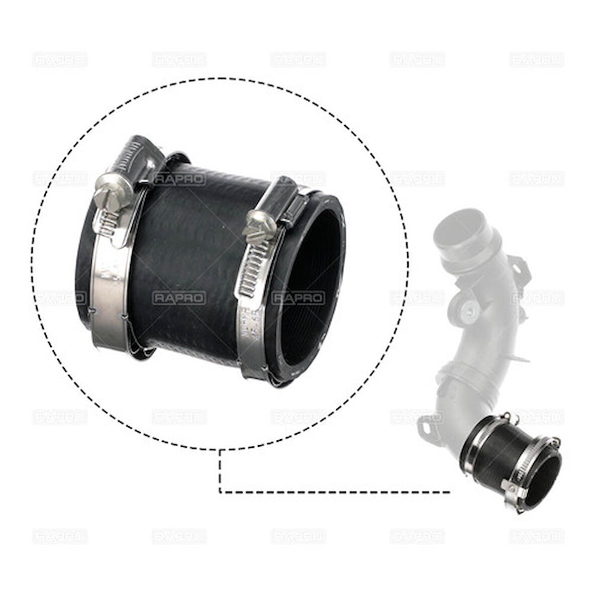 Rapro 15772 Turbo Hortumu-Uc Kısmı- Crossland 1.1
