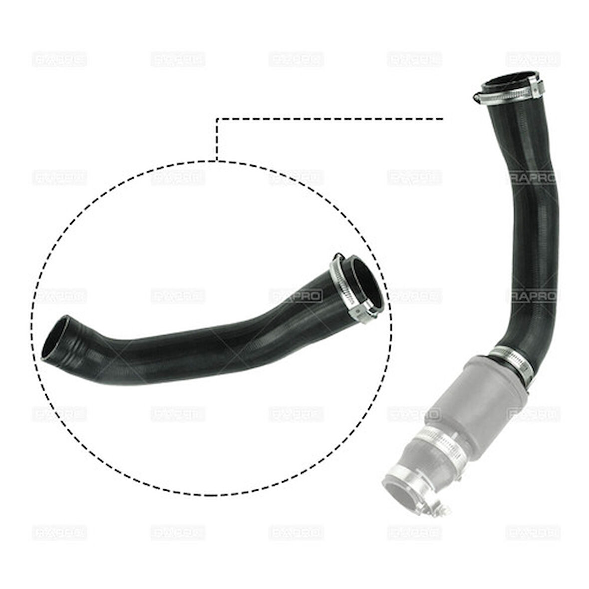 Rapro 16245 Turbo Hortumu Buyuk Transıt Vı 2.2 T Dcı 11>