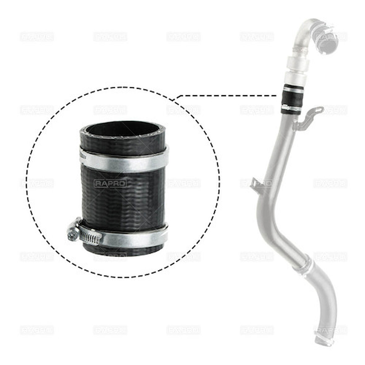 Rapro 16329 Turbo Hortumu Ara C-Max I 2.0 T Dcı 03-06