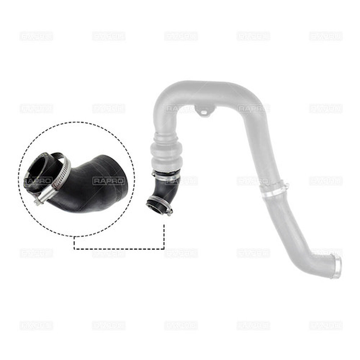 Rapro 16437 Turbo Hortumu Kucuk Ranger 2.2 T Dcı