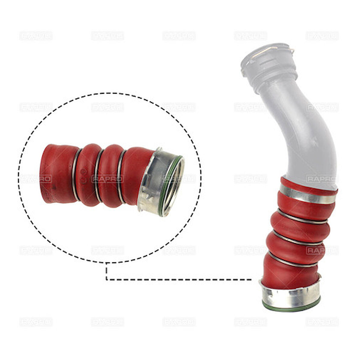 Rapro 19721 Turbo Hortumu E70 E71×5 X6-13
