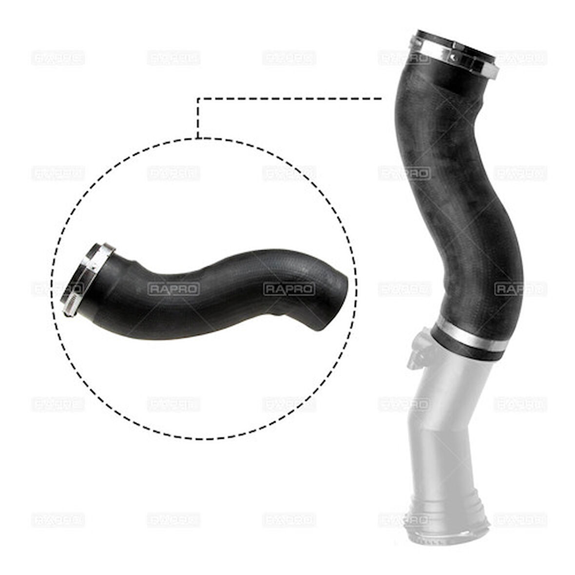 Rapro 19955 Turbo Hortumu Bmw N-13 F-20-21-30-31-35 Plastık Boru Harıc