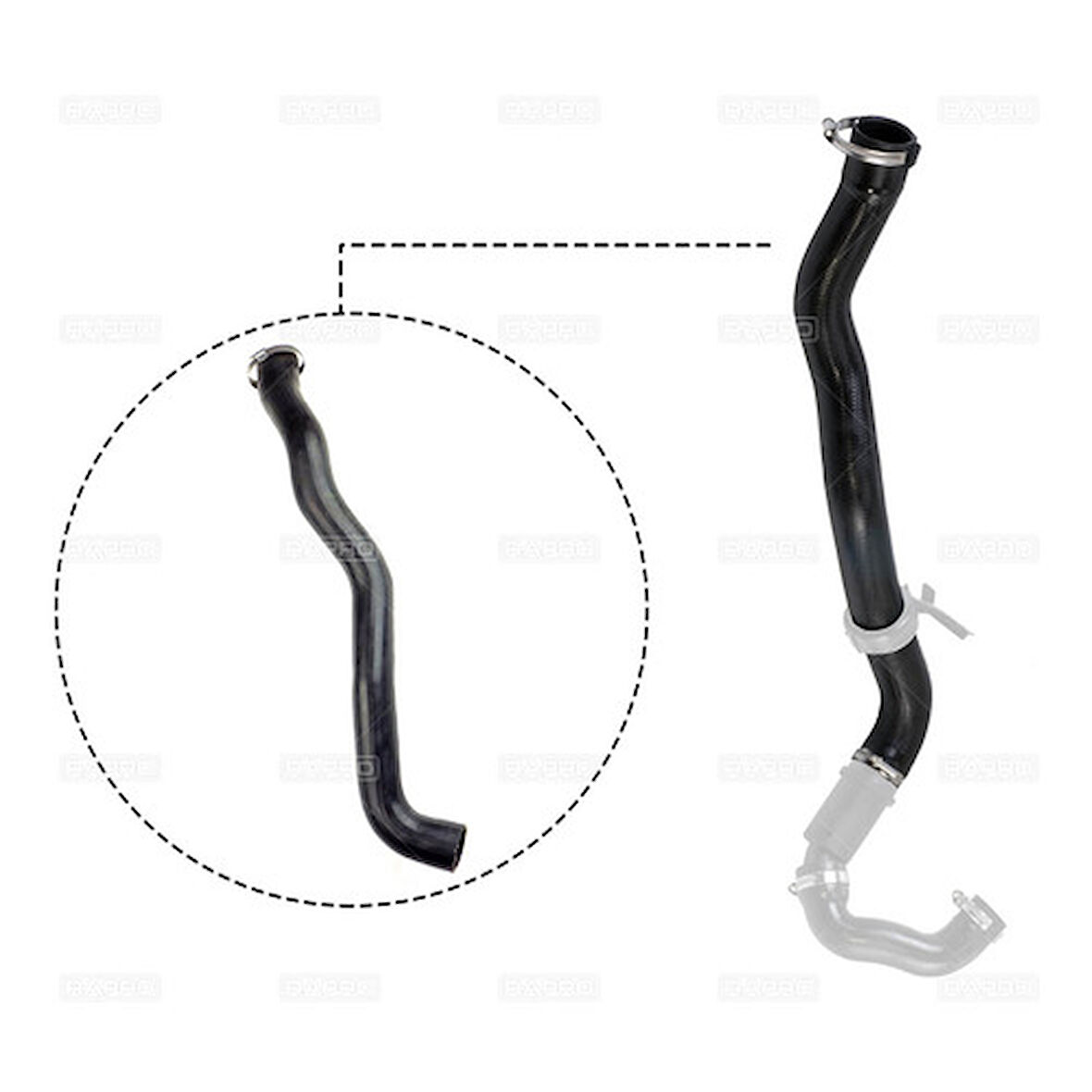 Rapro 27131 Turbo Hortumu Buyuk Dacıa Sandero 1.5 Dcı