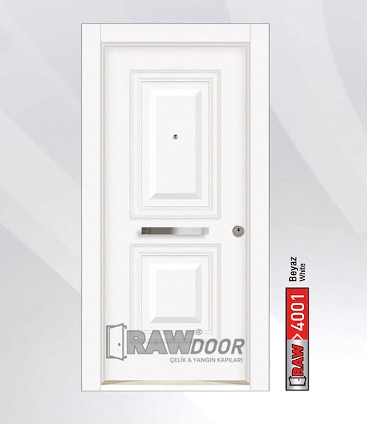 RAWDOOR 4001 MODEL SOL AÇILIR ÇELİK KAPI