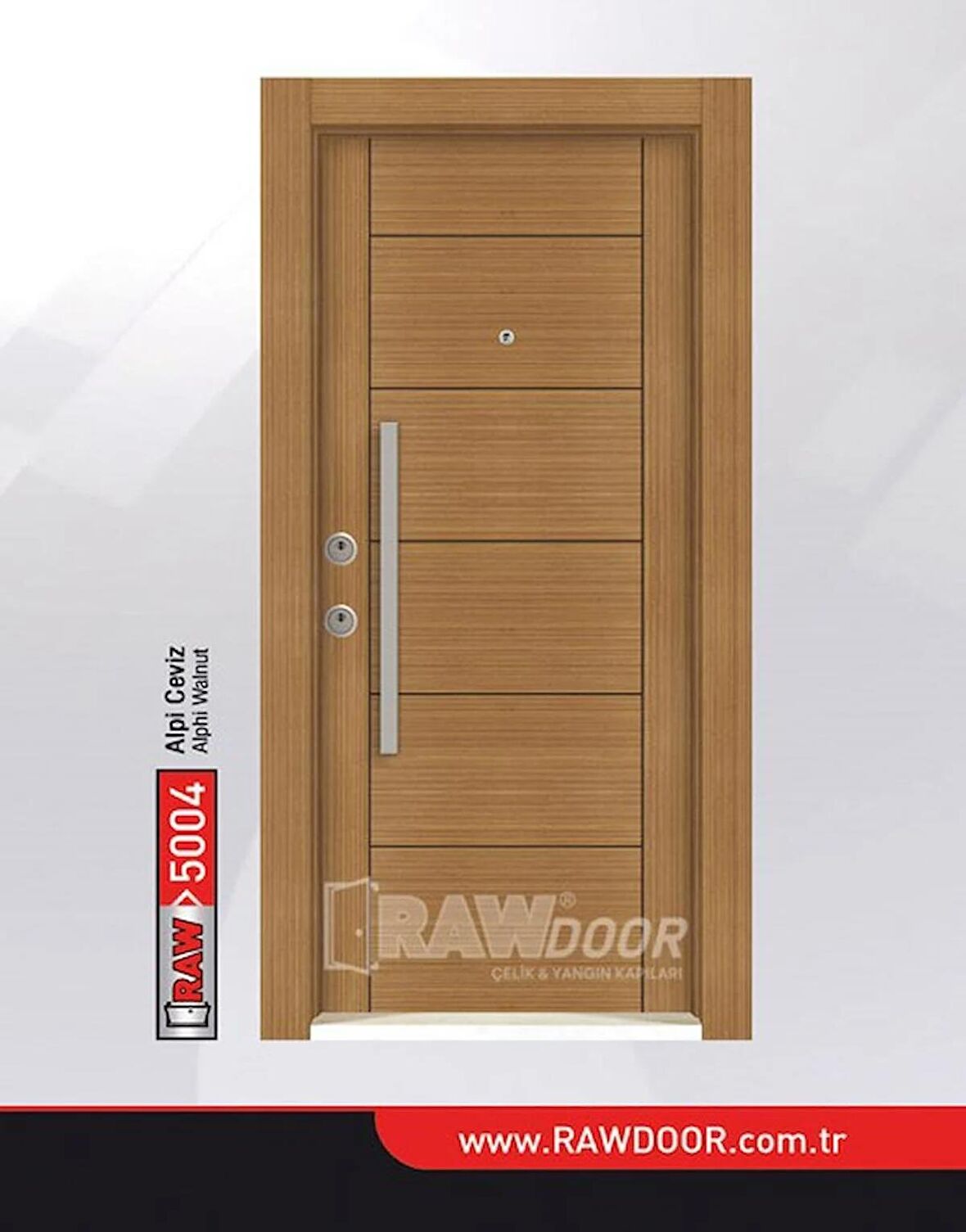 RAWDOOR 5004 MODEL SOL AÇILIR ÇELİK KAPI