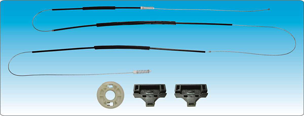 VW Lupo 1998-2005 Sol ve Sağ Ön Cam Kriko Tamir Seti 6X0837461-462