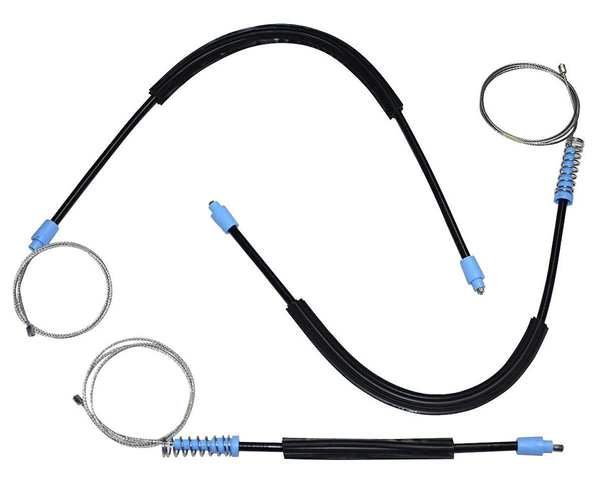 VW Golf 4 Bora 1998-2005 1J4837462-1J4837461 Sol ve Sağ Ön Cam Kriko Teli 2 Adet