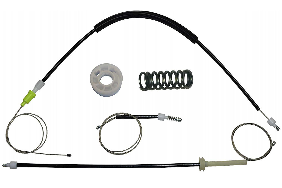 VW Phaeton 2002-2016 Sağ Arka Cam Kriko Seti 3D7839462K